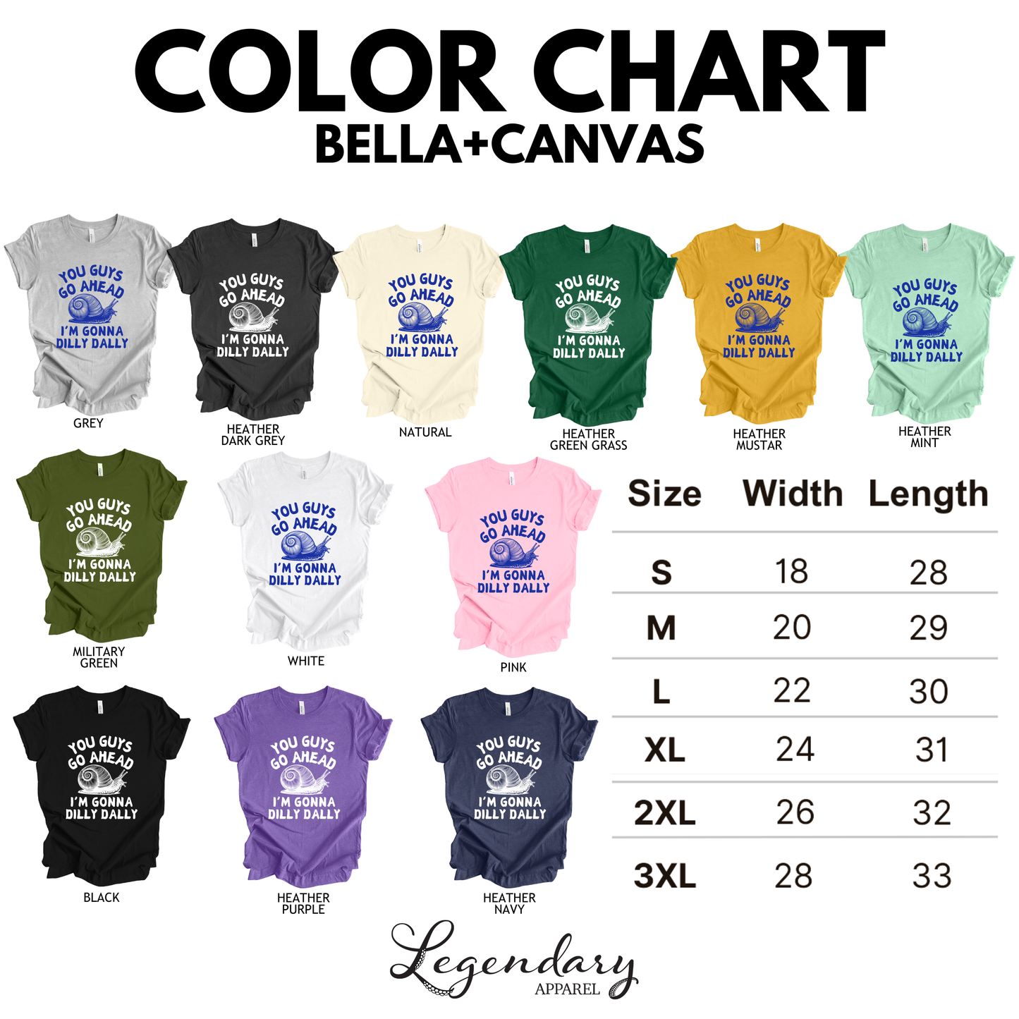 Snail Shirt You Guys Go Ahead I'm Gonna Dilly Dally