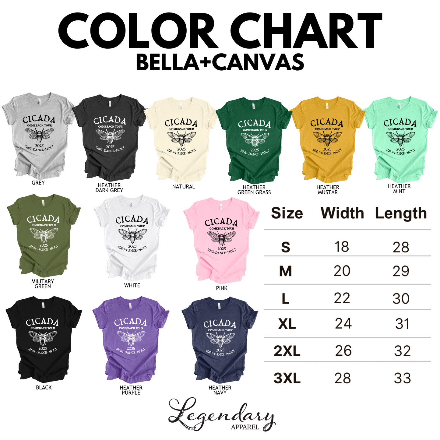 Cicada Comeback Tour 2025 T-Shirt