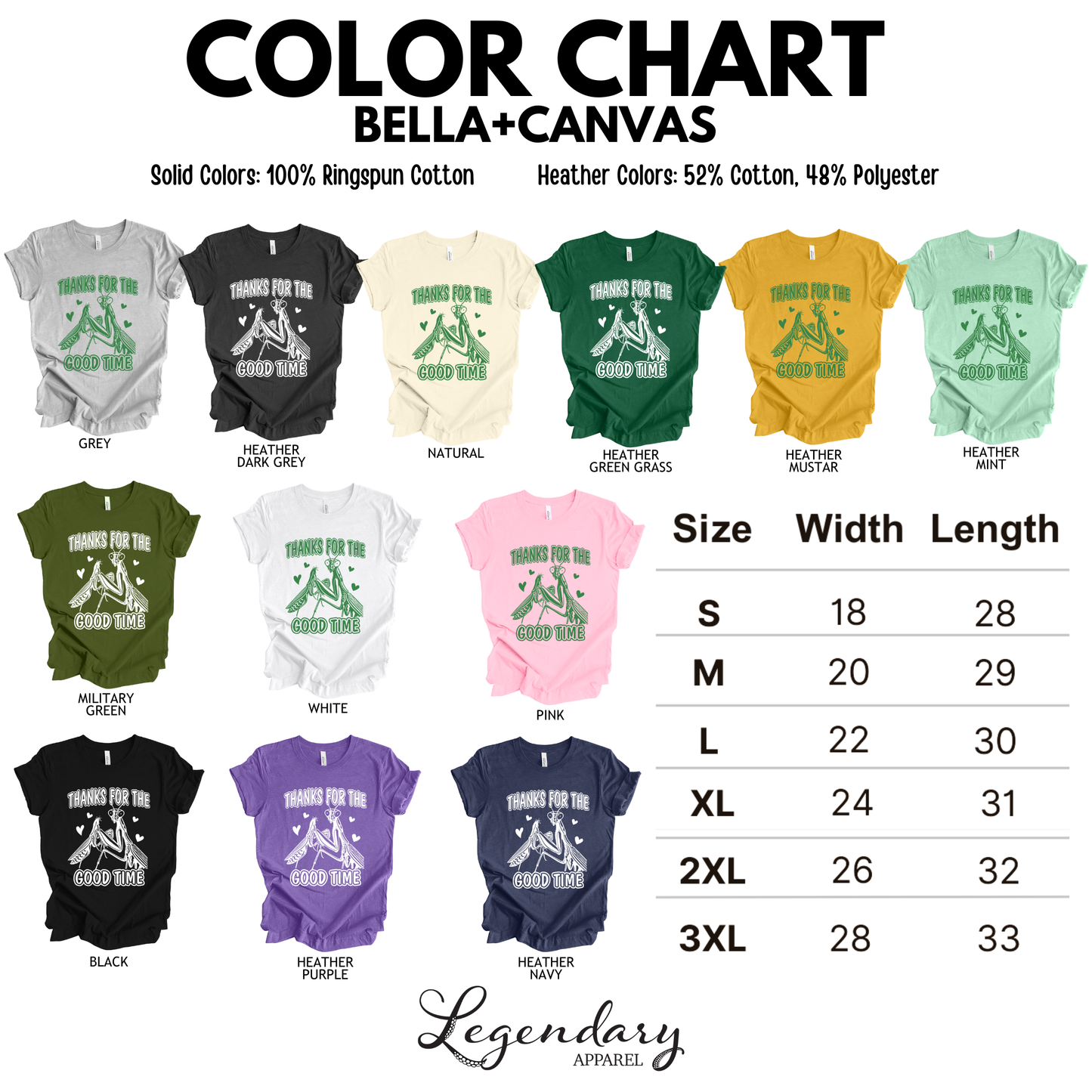 Praying Mantis T-Shirt Thanks For The Good Time