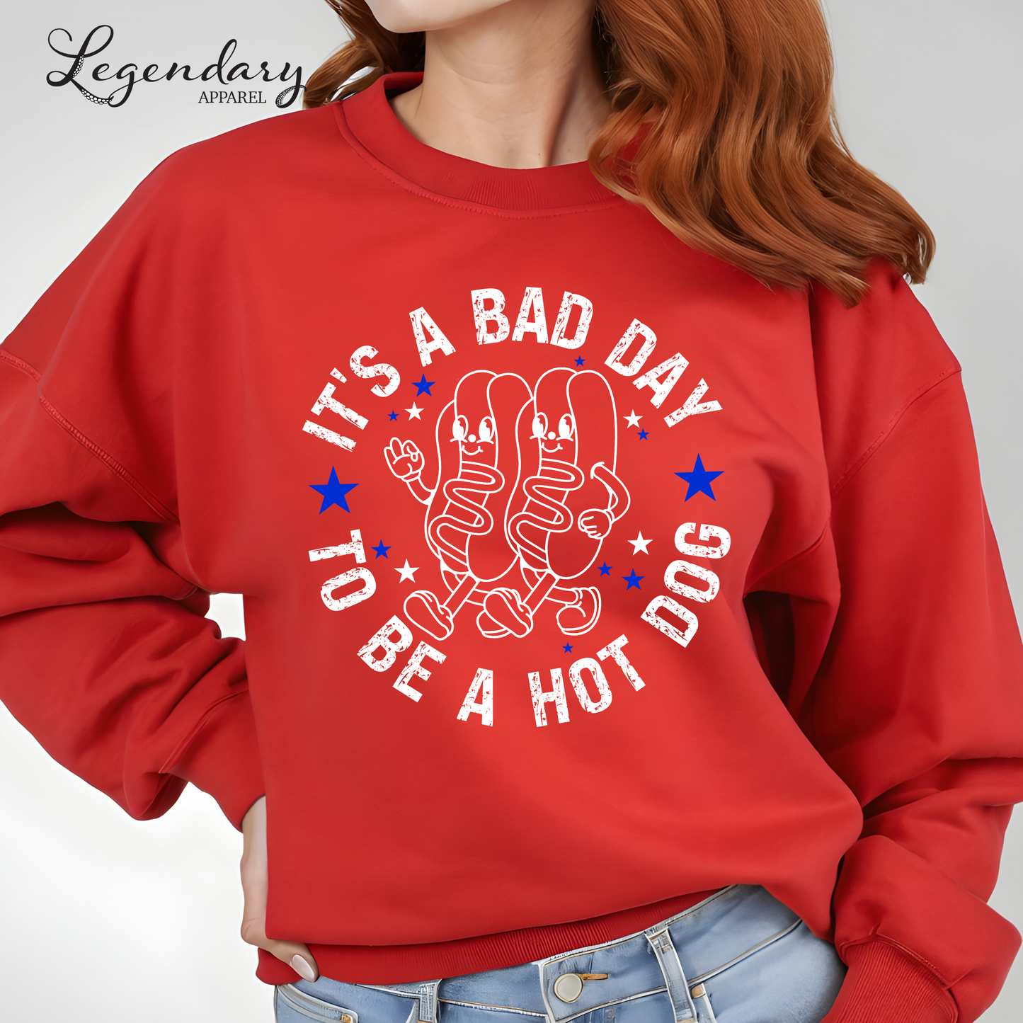 It's A Bad Day To Be A Hot Dog Sweatshirt