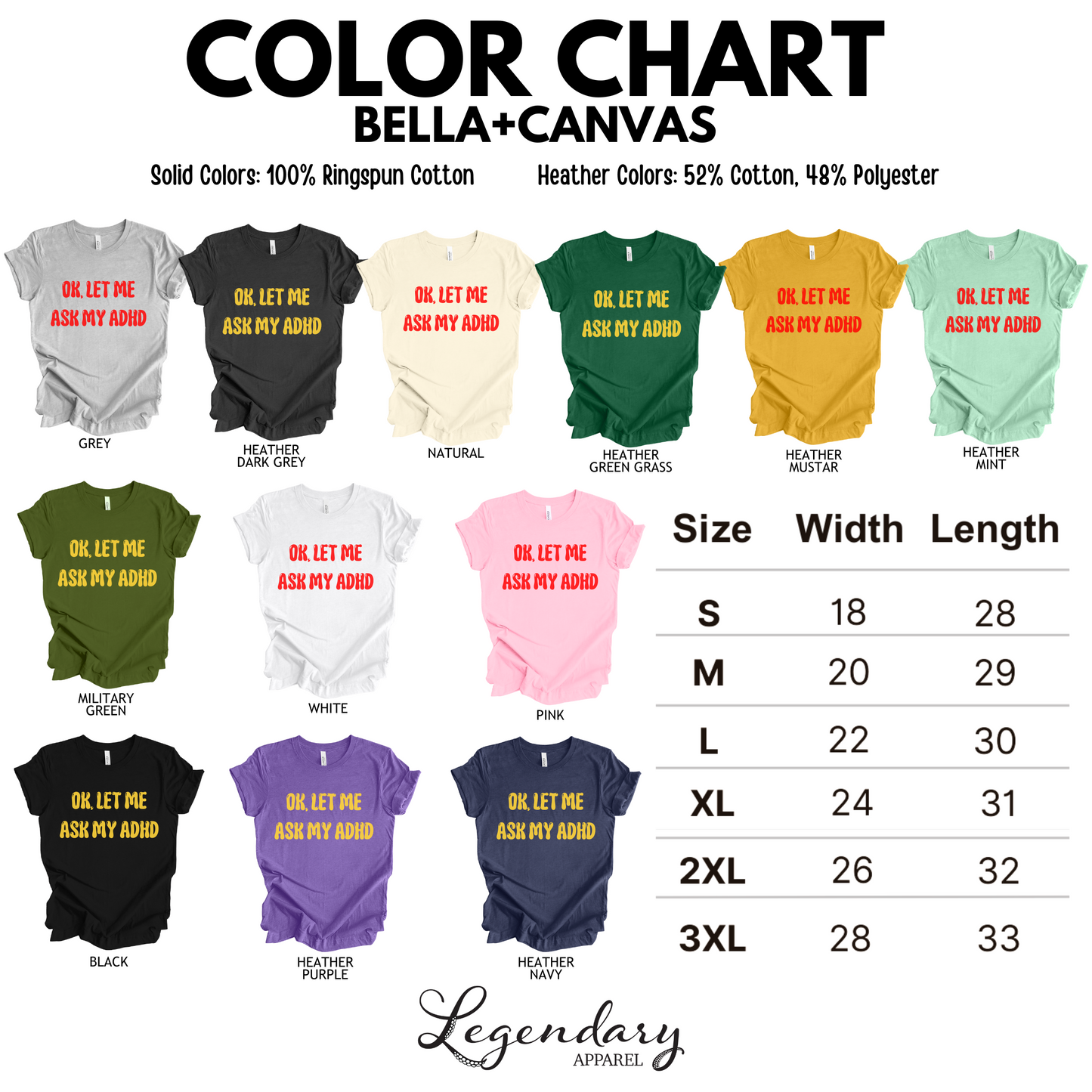 Ok Let Me Ask My ADHD T-Shirt