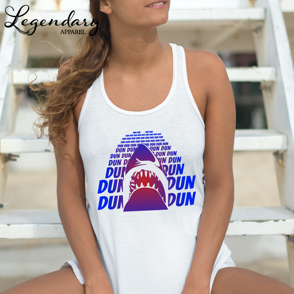 Dun Dun Great White Shark Tank Top