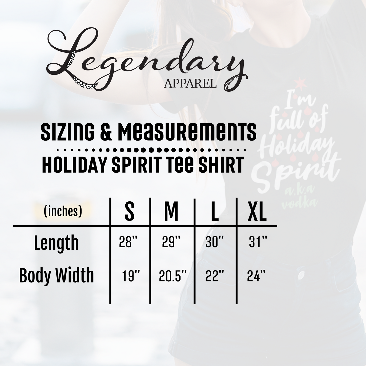 I'm Full Of Holiday Spirit AKA Vodka Christmas Tee Shirt