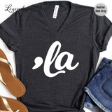 Kamala V-Neck Tee Shirt ,la design