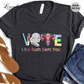 Vote Like Ruth Sent You V-Neck Tee Shirt