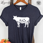 Floral Cow T-Shirt