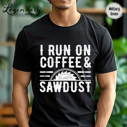 I Run On Coffee & Sawdust T-Shirt