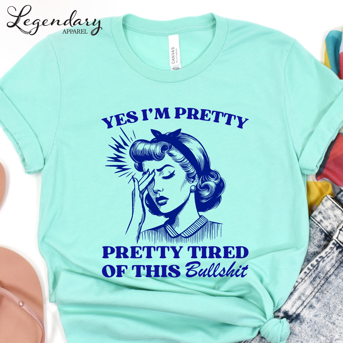 Yes I'm Pretty Pretty Tired Of This Bullshit T-Shirt