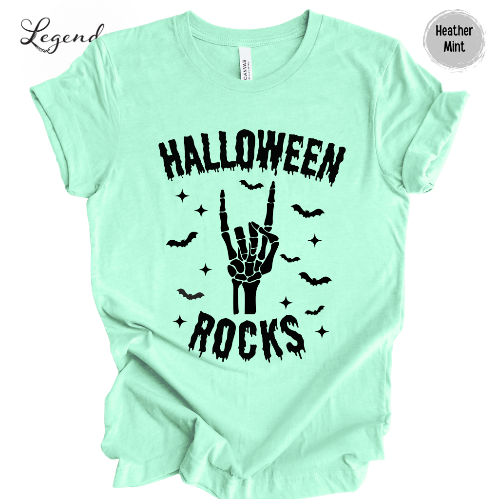 Halloween Rocks Adult Tee Shirt