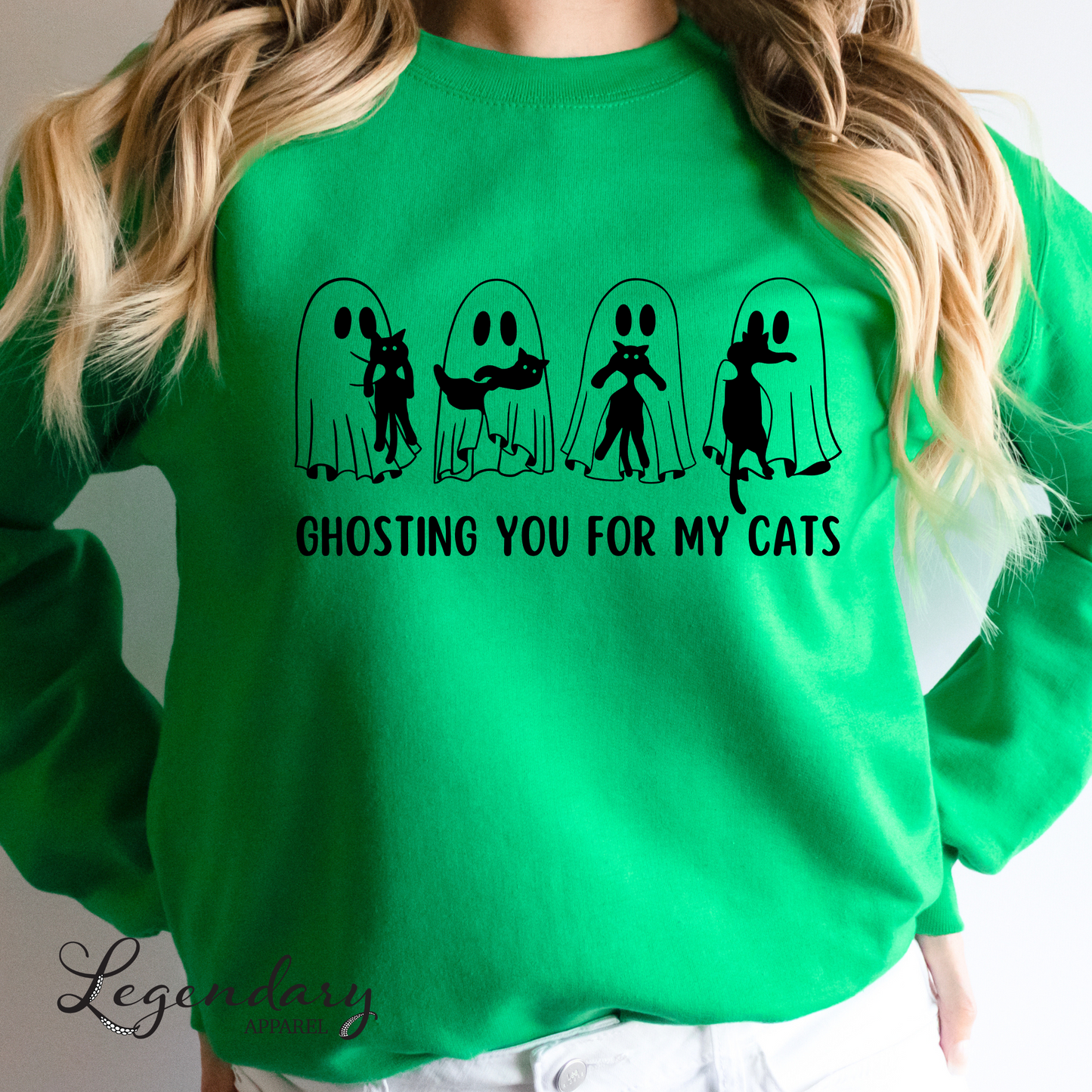 Ghosting You For My Cats Sweatshirt