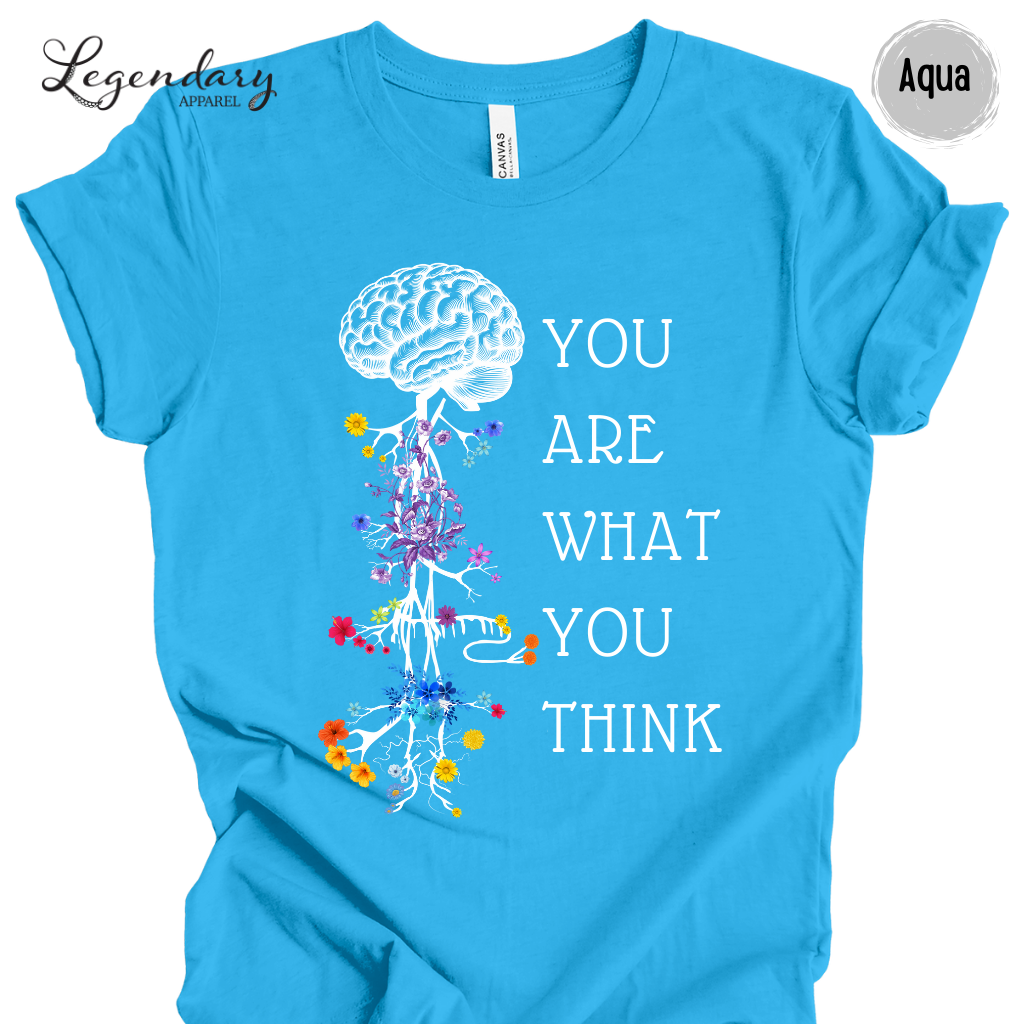 Vagus Nerve Shirt Nervous System Anatomy You Are What You Think Mindfulness Shirt