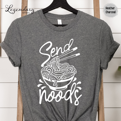 Send Noods Shirt Ramen Noodle Tee Shirt
