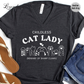 Childless Cat Lady VNeck T-Shirt