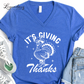 It's Giving Thanks V-Neck Tee Shirt