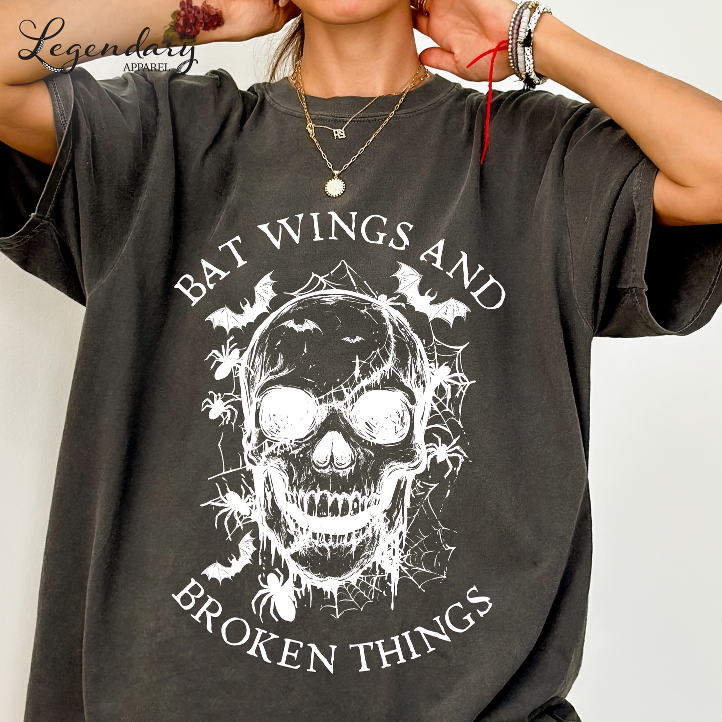 Bat Wings and Broken Things Tee Shirt
