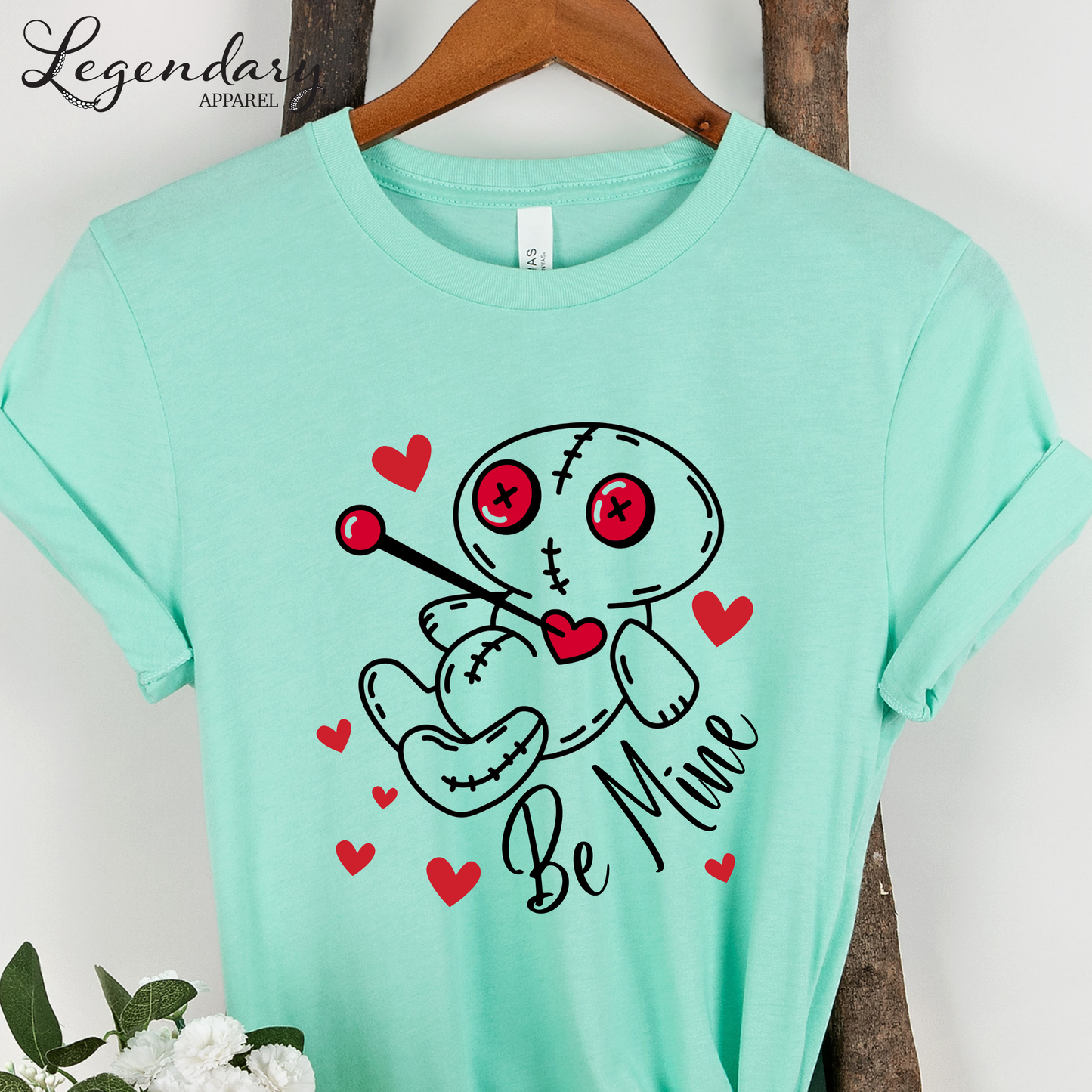 Be Mine Voodoo Doll Valentine's Day T-Shirt