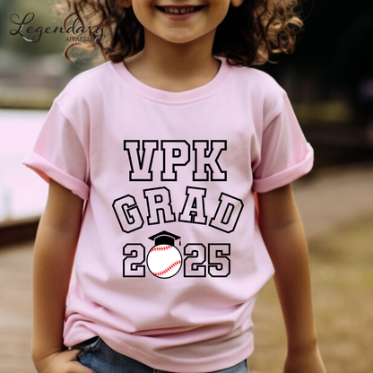 VPK Grad 2025 Baseball T-Shirt