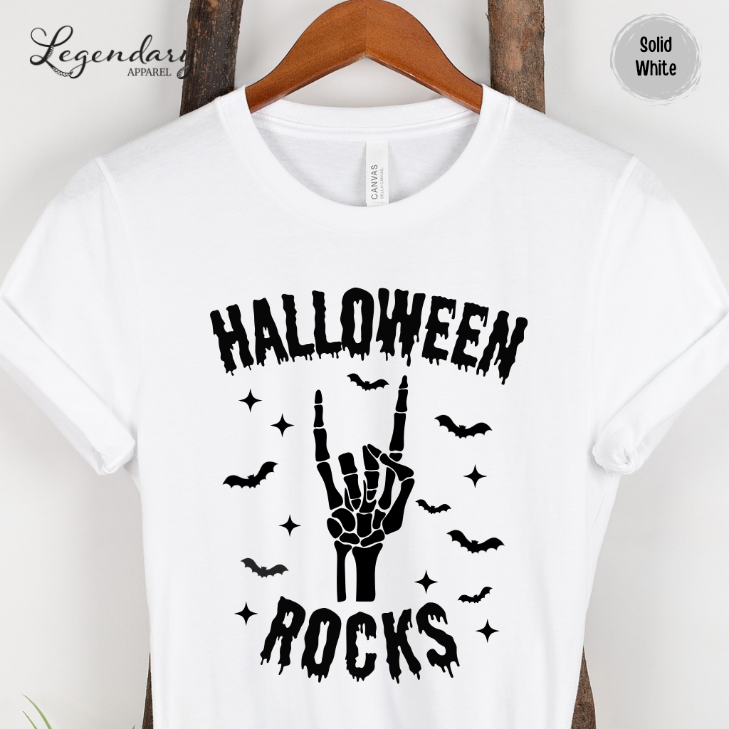 Halloween Rocks Adult Tee Shirt