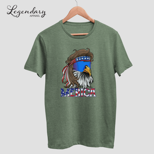 Merica Bald Eagle Tee Shirt