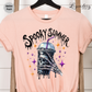 Spooky Summer Shirt Summerween Vibes Skeleton Coffee Lover Shirt