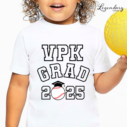 VPK Grad 2025 Baseball T-Shirt