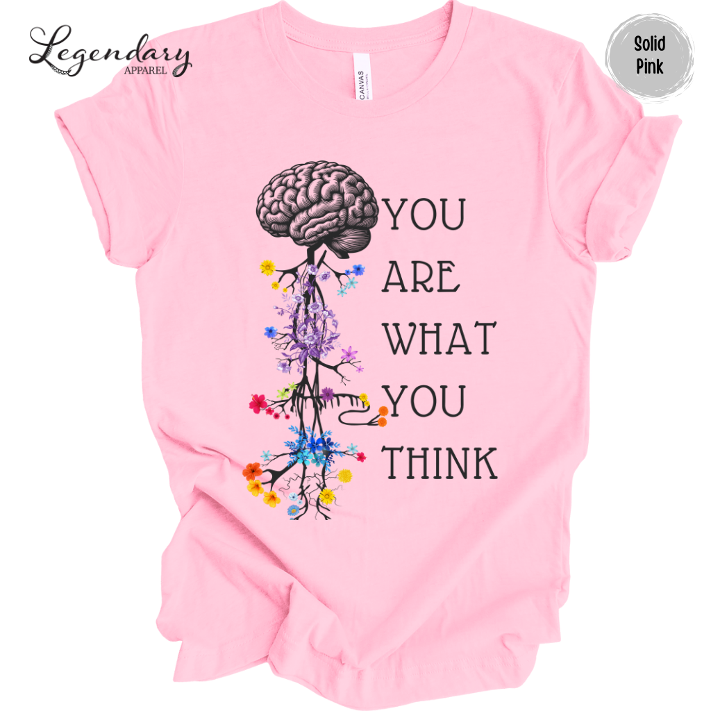 Vagus Nerve Shirt Nervous System Anatomy You Are What You Think Mindfulness Shirt