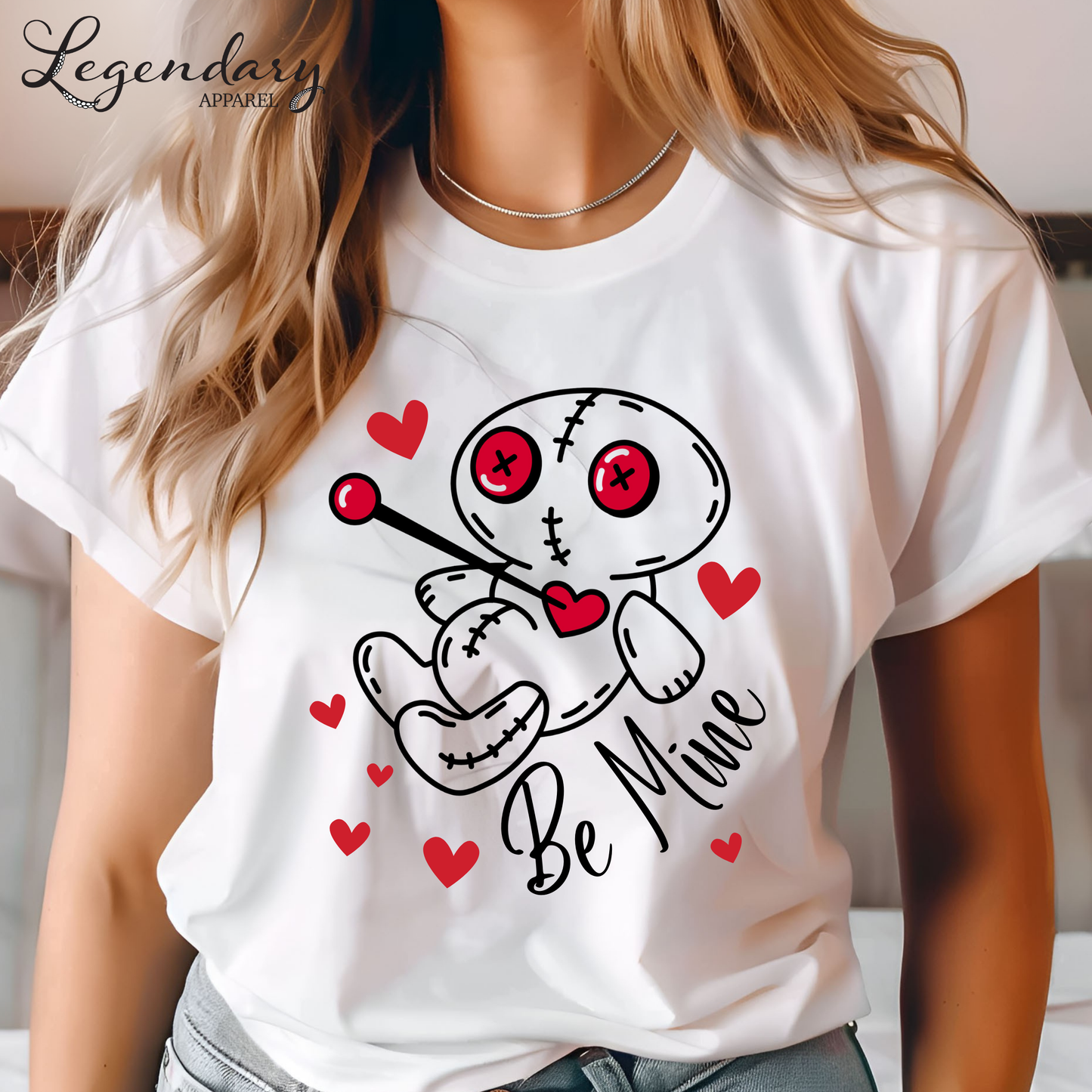 Be Mine Voodoo Doll Valentine's Day T-Shirt