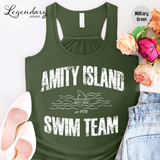 Amity Island Swim Team Racerback Tank Top