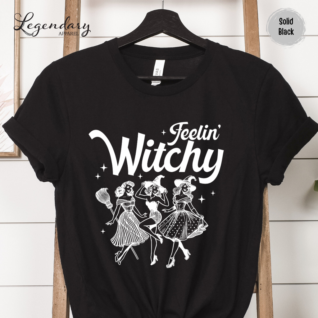 Feelin Witchy Halloween T-Shirt