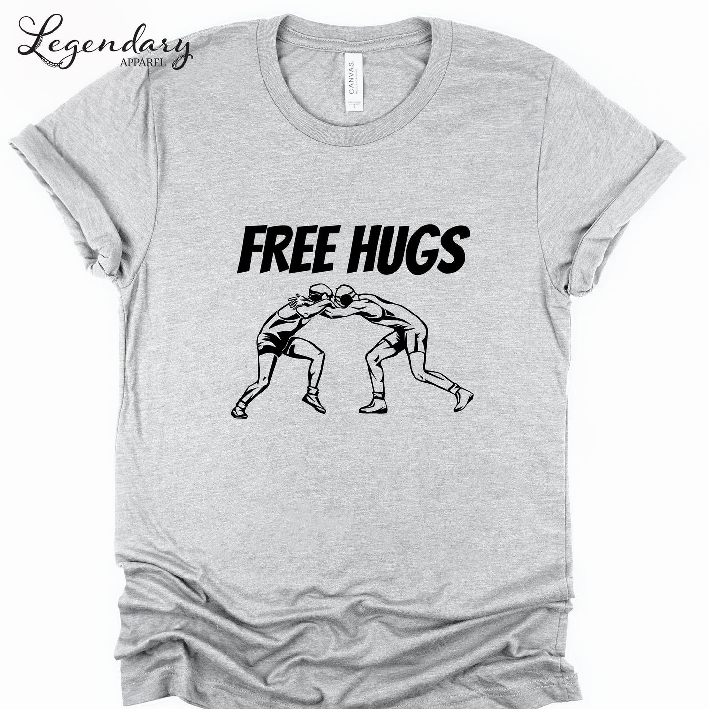 Free Hugs Wrestler T-Shirt