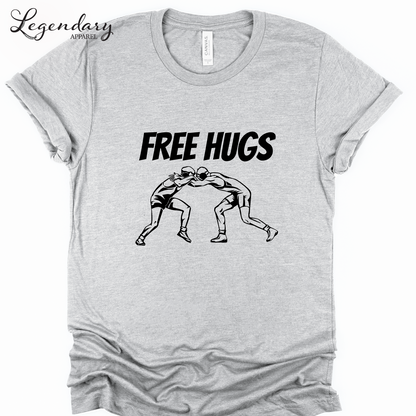 Free Hugs Wrestler T-Shirt