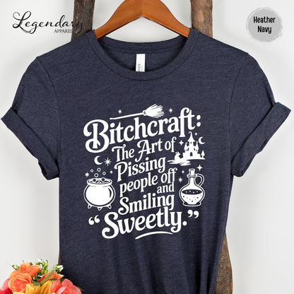 Bitchcraft Sarcastic Witch Shirt
