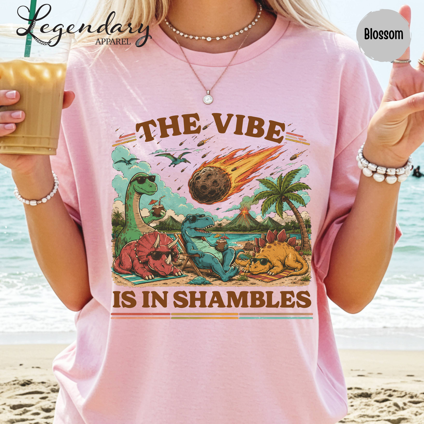 Dinosaur Shirt, The Vibe Is In Shambles T-Shirt