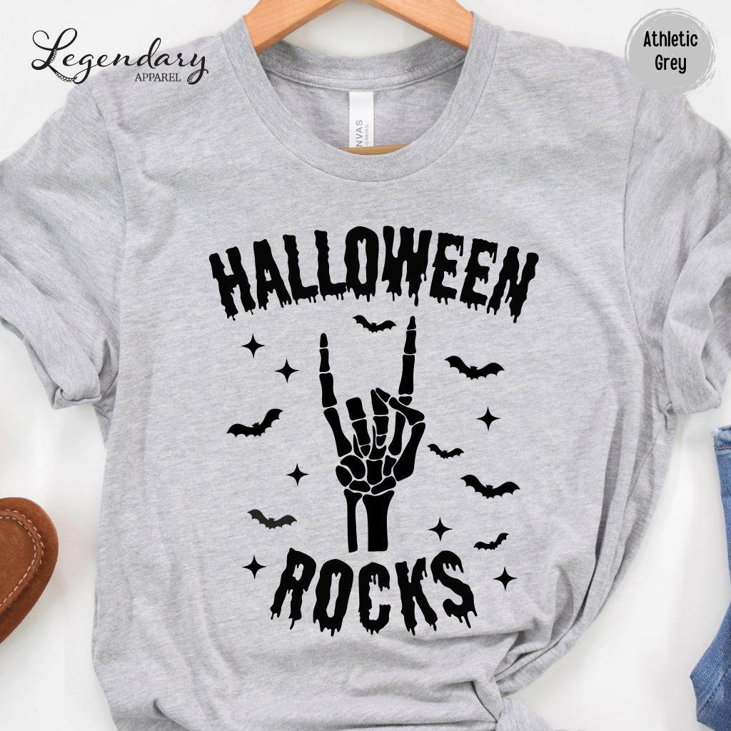 Halloween Rocks Adult Tee Shirt