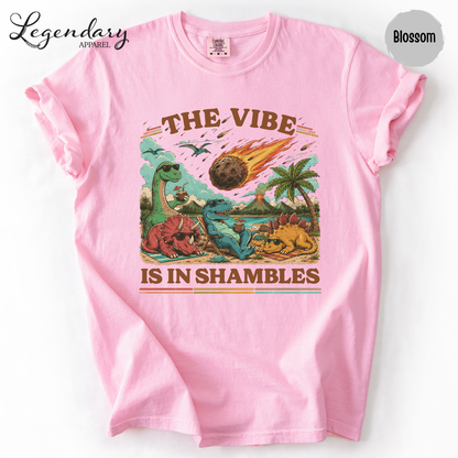 Dinosaur Shirt, The Vibe Is In Shambles T-Shirt