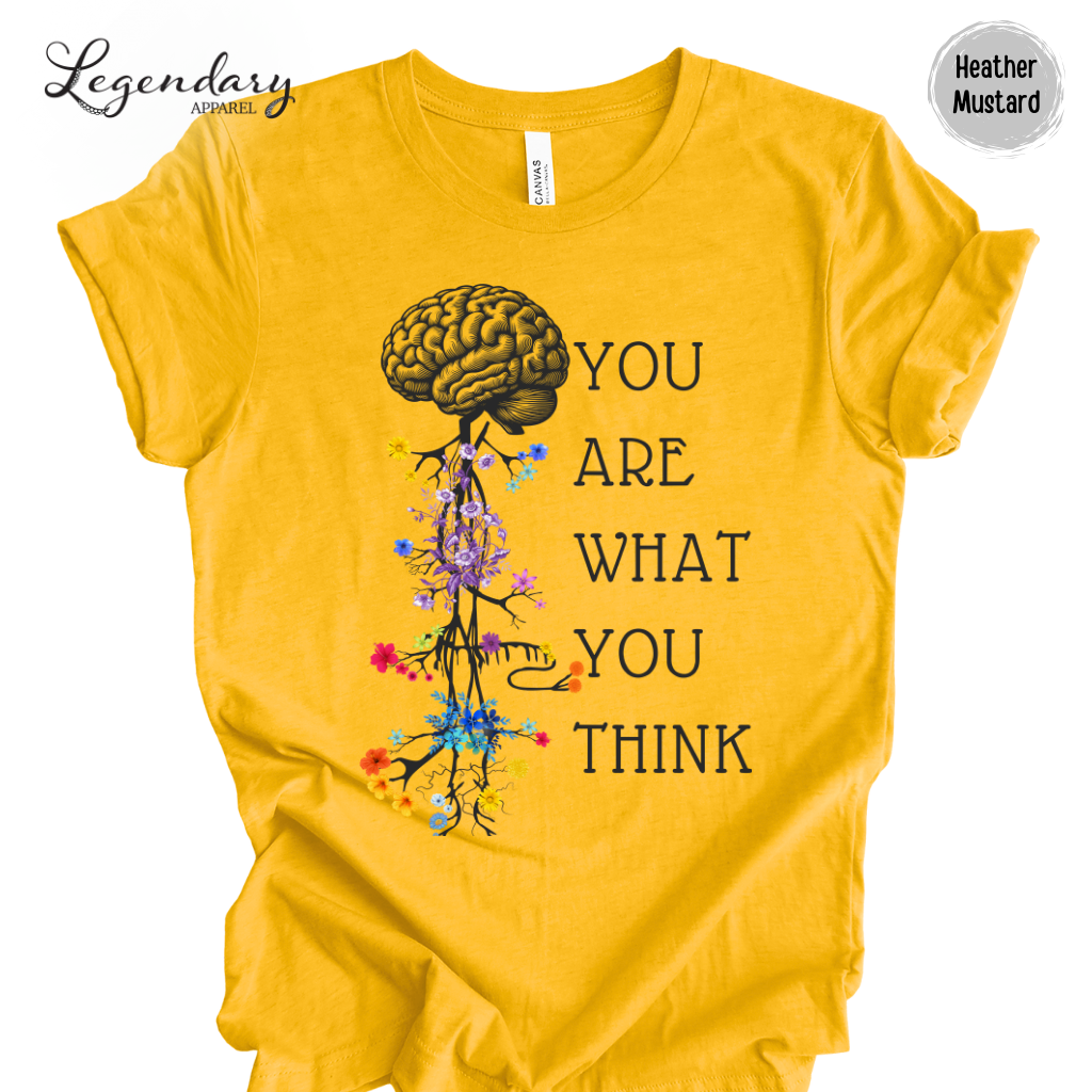 Vagus Nerve Shirt Nervous System Anatomy You Are What You Think Mindfulness Shirt