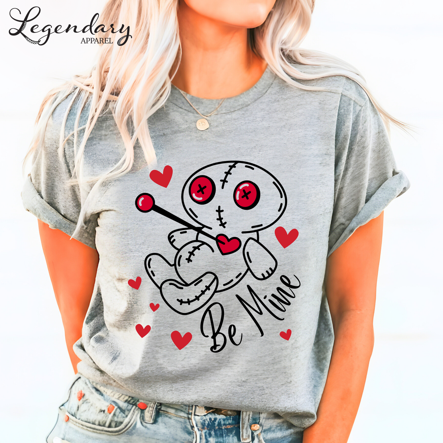 Be Mine Voodoo Doll Valentine's Day T-Shirt