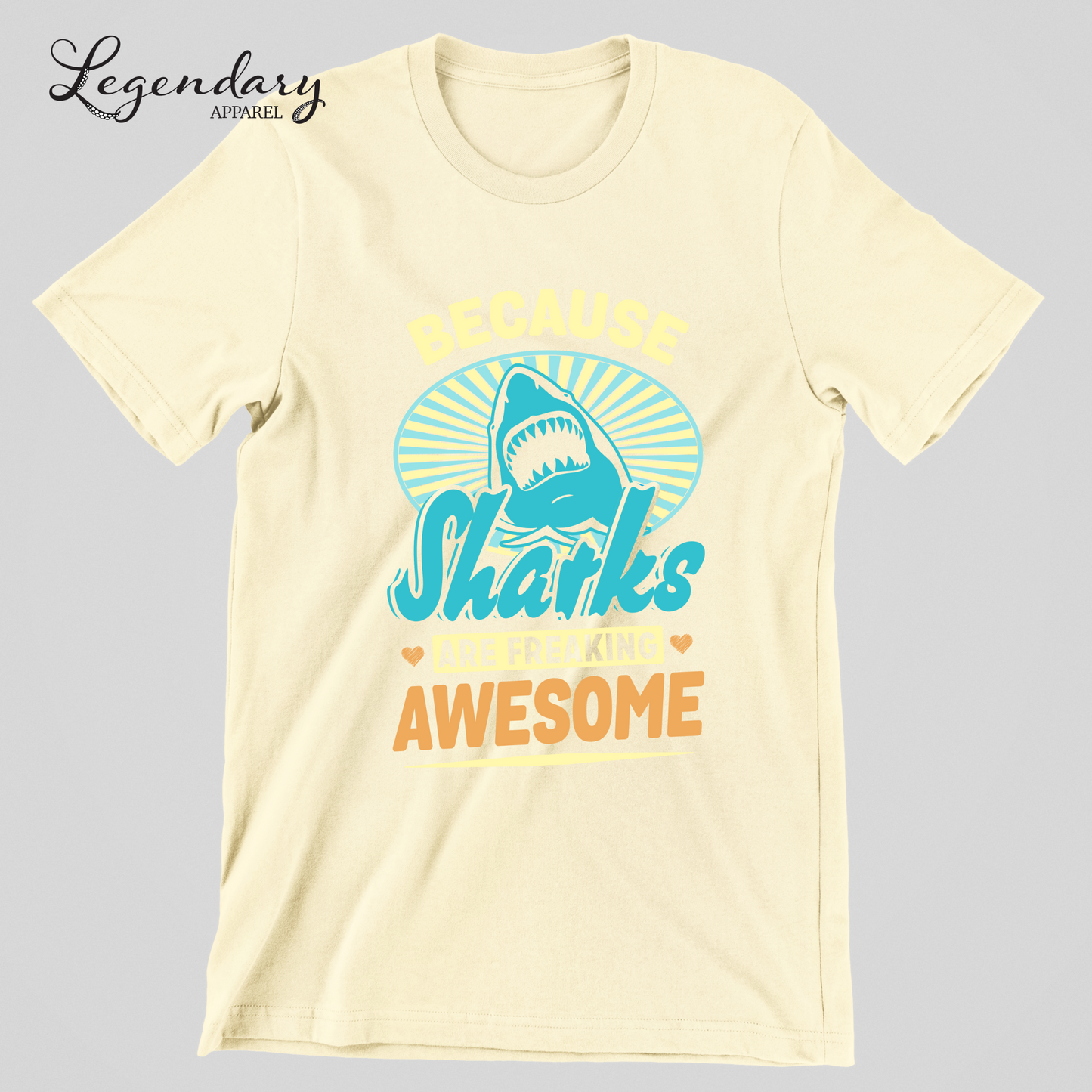 Because Sharks Are Awesome Tee Shirt