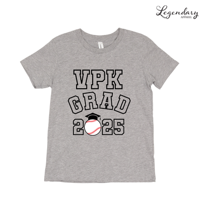 VPK Grad 2025 Baseball T-Shirt