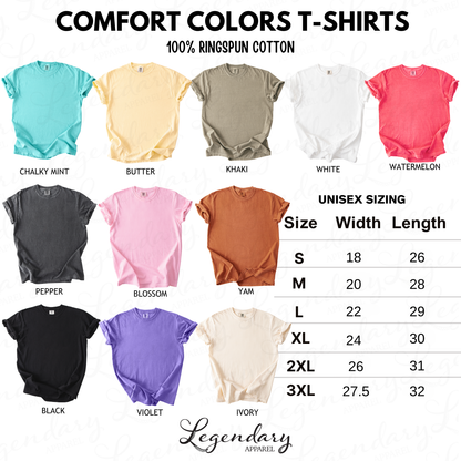 Vibing With My Demons Comfort Colors Tee Shirt