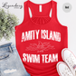 Amity Island Swim Team Racerback Tank Top