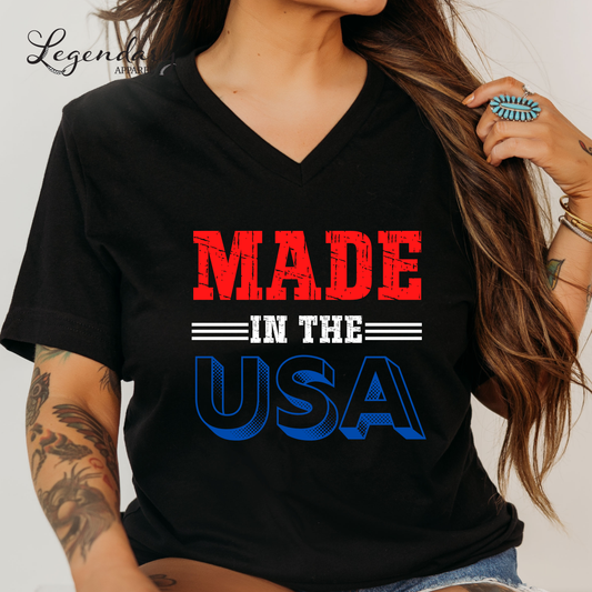 Made In America V-Neck Shirt