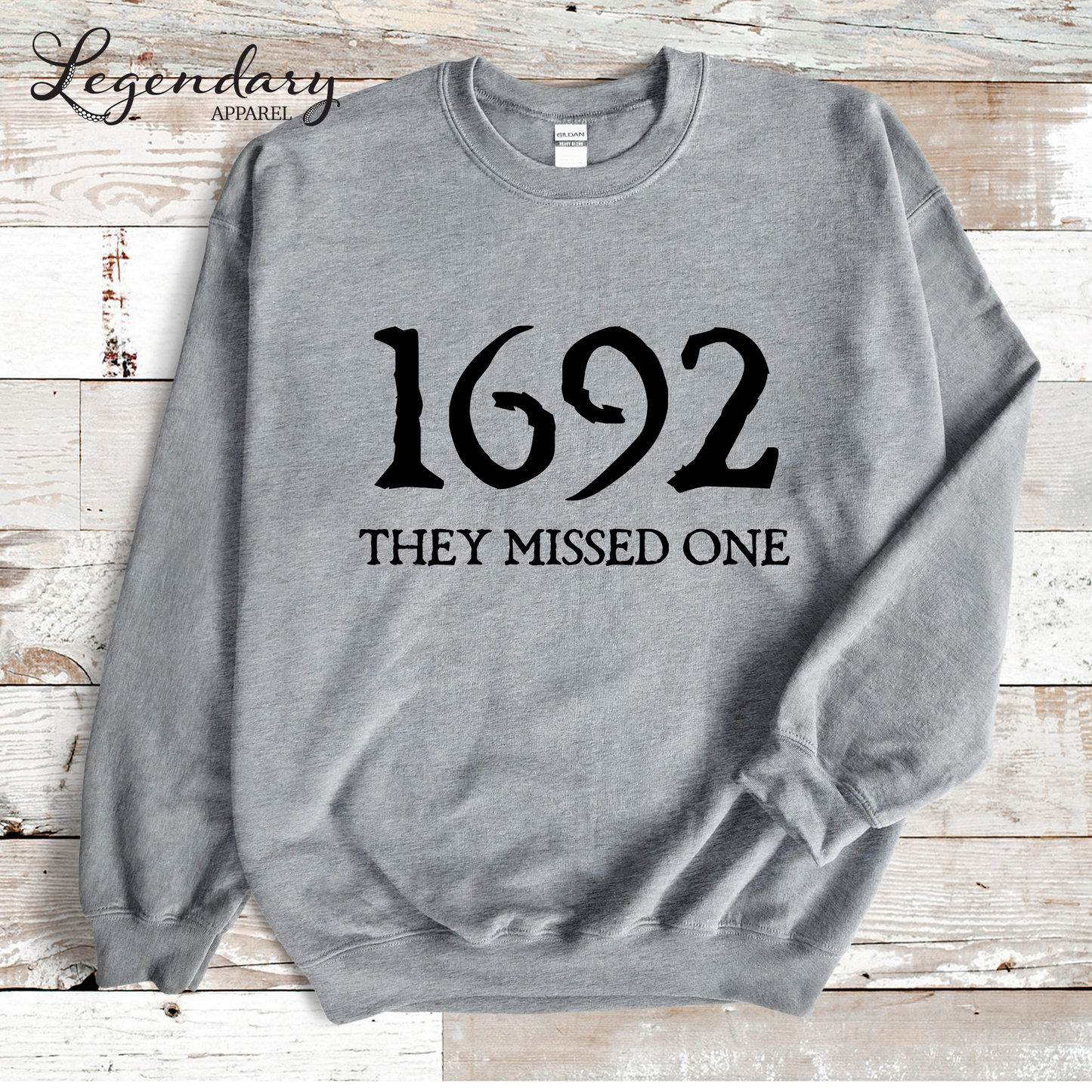 Salem Witch Sweatshirt 1692 They Missed One