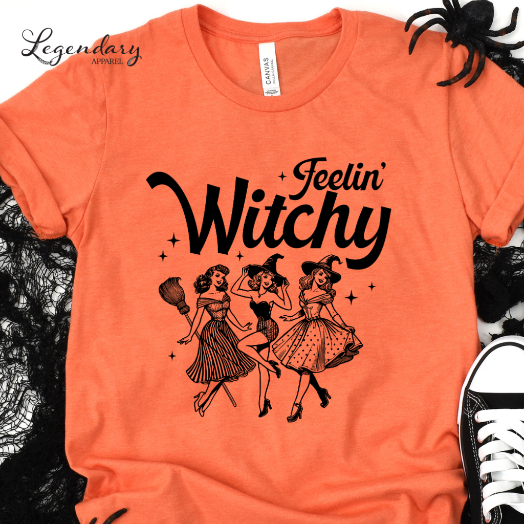 Feelin Witchy Halloween T-Shirt