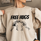 Free Hugs Funny Wrestler Sweatshirt