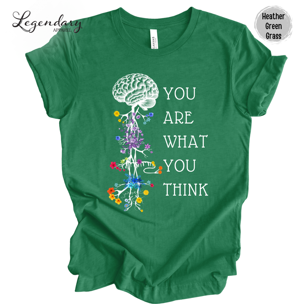 Vagus Nerve Shirt Nervous System Anatomy You Are What You Think Mindfulness Shirt