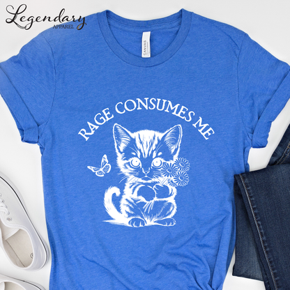 Rage Consumes Me Kitten T-Shirt