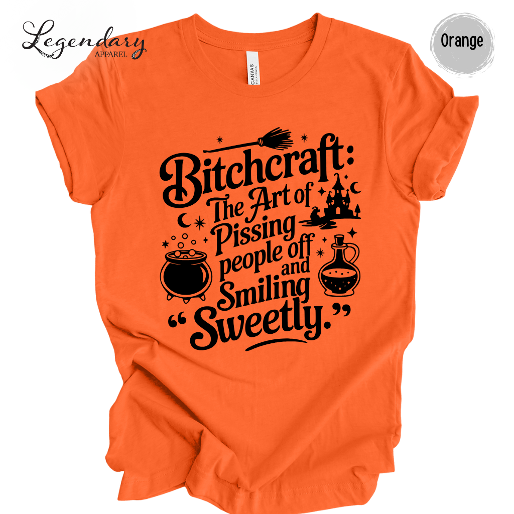 Bitchcraft Sarcastic Witch Shirt