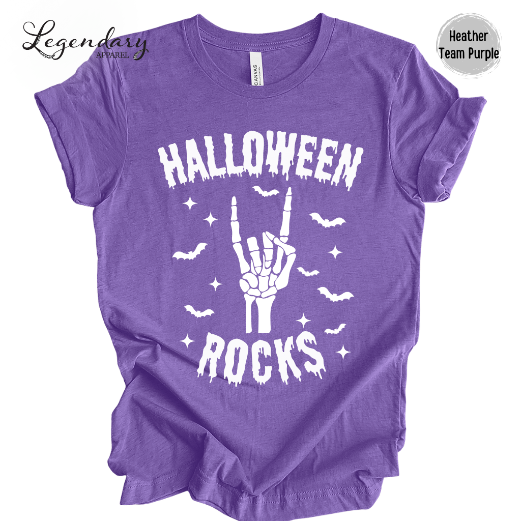 Halloween Rocks Adult Tee Shirt