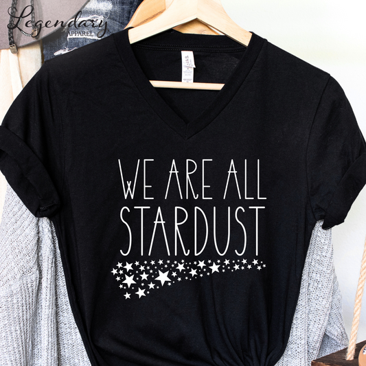 We Are All Stardust V-Neck Tee
